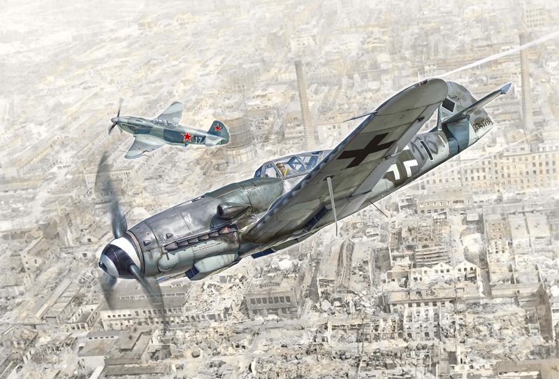 2805 Italeri Самолет Bf-109 K4 1/48