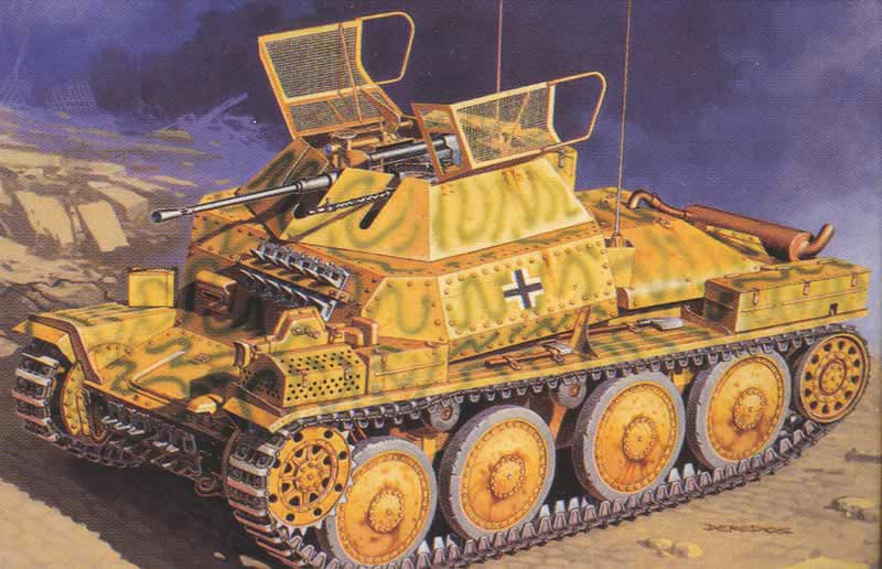 Сборная модель 6448 Italeri Немецкий танк Sd.Kfz. 140/1 