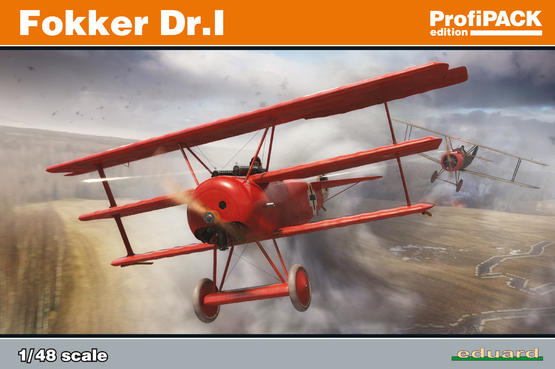 8162 Eduard Самолет Fokker Dr. I (ProfiPACK) Масштаб 1/48