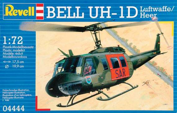 Сборная модель 04444 Revell Вертолет Bell UH-1D SAR  