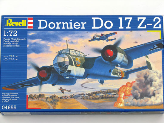 Сборная модель 04655 Revell Немецкий самолёт "Dornier Do17Z" 