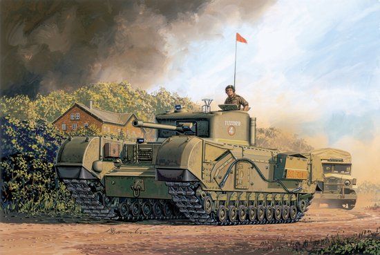 Сборная модель 7424 Dragon Английский танк CHURCHILL Mk.IV 