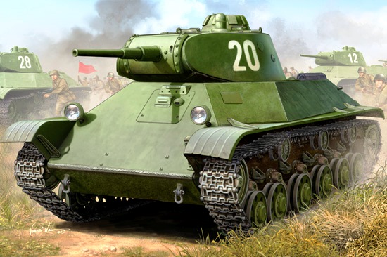 Сборная модель 83827 Hobby Boss Советский танк Т-50 