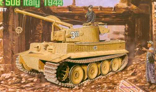 Сборная модель 7210 Dragon Танк Bergepanzer Tiger I 