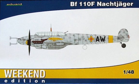 84145 Eduard Немецкий истребитель Bf 110F Nachtjager (Weekend) 1/48