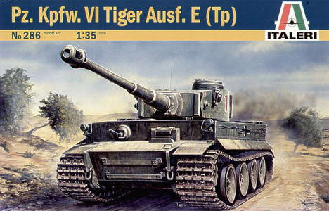 Сборная модель 286 Italeri Танк Tiger I Ausf E  