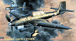 09113 Hasegawa Немецкий бомбардировщик Ju 87 B-2 Stuka Масштаб 1/48