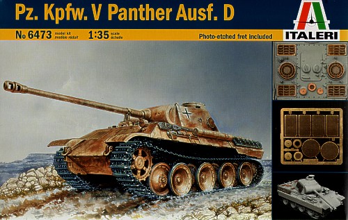 Сборная модель 6473 Italeri Немецкий танк Pz.Kpfw.V Panther Ausf.D 