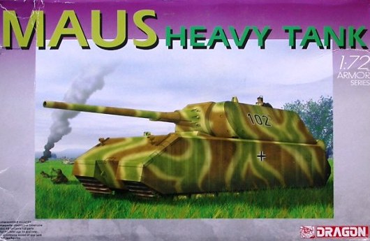 Сборная модель 7255 Dragon Германский танк "Маус" 