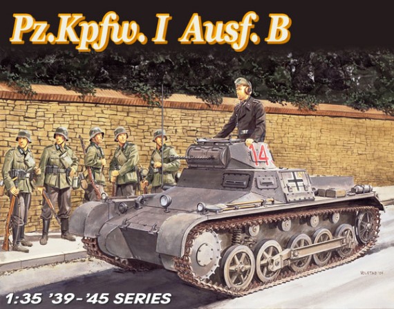 Сборная модель 6186 Dragon Pz.Kpfw.I Ausf. B 