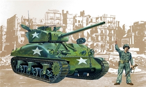 Сборная модель 0225 Italeri Танк  M4 A1 Sherman  