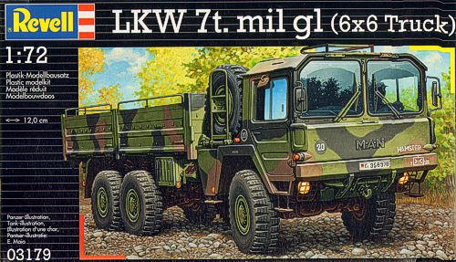 Сборная модель 03179 Revell Немецкий тягач "MAN 7t milgl" 
