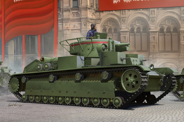Сборная модель 83851 Hobby Boss Советский танк Т-28 