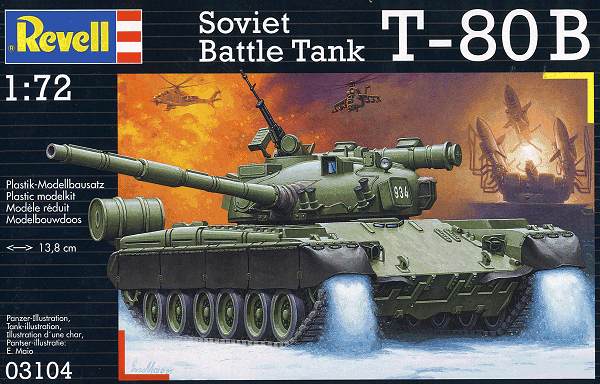 Сборная модель 03104 Revell Танк T-80  
