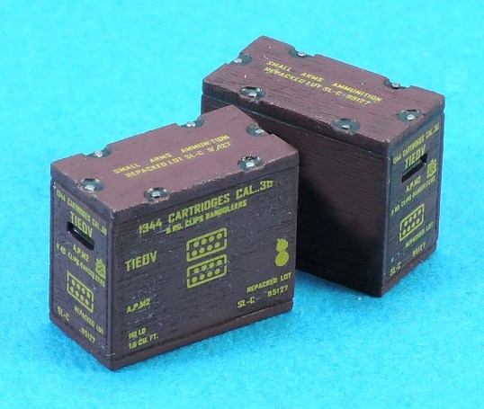 LF1295 Legend Productions M1917 Cal.30 Ammo Crate set (8RD Clip)  1/35