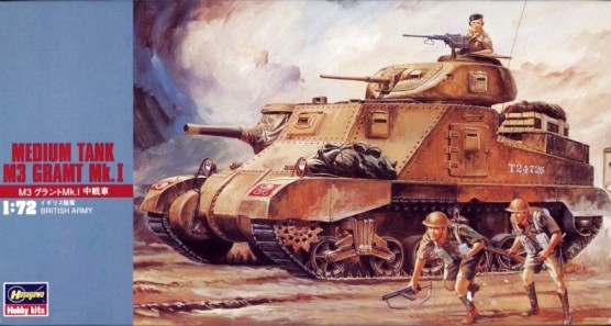 Сборная модель 31105 Hasegawa Танк M3 Grant Mk. I  