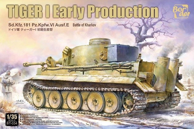 BT-034 Border Model Танк Tiger I (ранний) "Битва за Харьков" 1/35