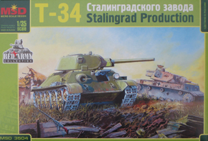 Сборная модель 3504 MSD-Maquette Танк Т-34/76 СТЗ 
