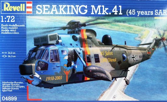 Сборная модель 04899 Revell Вертолет Sea King Mk.41 (45 years Sar) 
