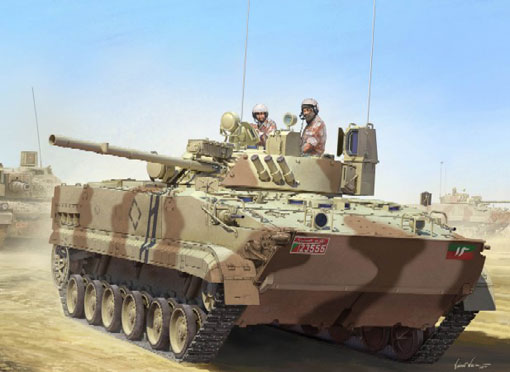 Сборная модель 01531 Trumpeter Боевая машина пехоты БМП-3 (Арабские Эмираты)