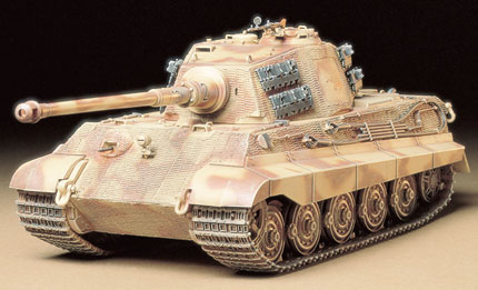 Сборная модель 35164 Tamiya Танк KING TIGER (Королевский тигр) "Production Turret" с 1 фигурой 