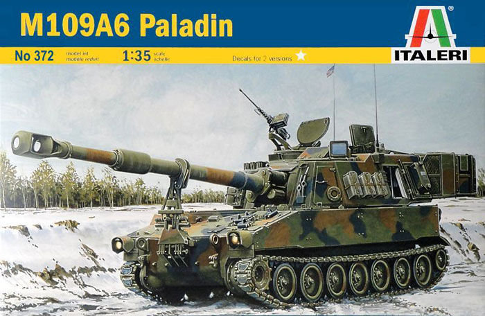 Сборная модель 372 Italeri САУ M109A6 Paladin 