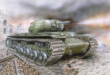 Сборная модель 35101 Восточный Экспресс Тяжелый огнеметный танк КВ-8С 
