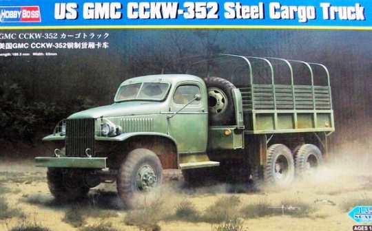 Сборная модель 83831 Hobby Boss Американский автомобиль GMC CCKW-352 Steel Cargo Truck 