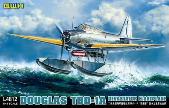 L4812 GWH Американский торпедоносец на поплавках Douglas TBD-1A 1/48