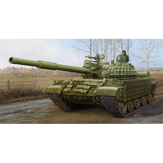 Сборная модель  01556 Trumpeter Советский танк T-62