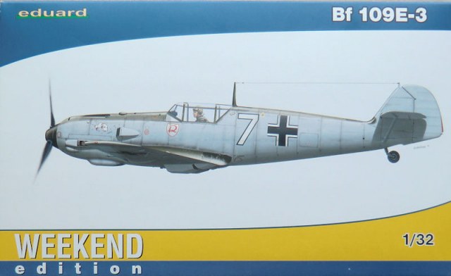 Сборная модель 3402 Eduard Самолет Messerschmitt Bf 109E-3 (Weekend Edition) 