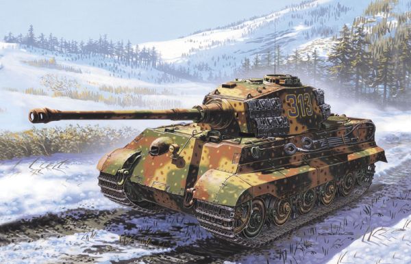 Сборная модель 7004 Italeri Немецкий танк Королевский тигр 