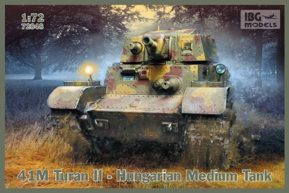 Сборная модель 72048 IBG Models 41M TURAN II Hungarian Medium tank 