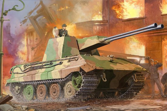 Сборная модель 01539 Trumpeter Немецкий зенитный танк Е-75