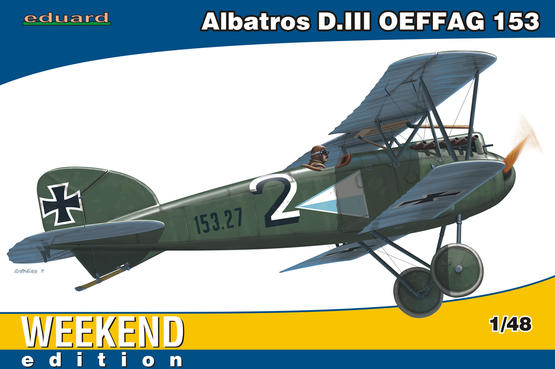84150 Eduard Самолет-биплан Albatros D. III OEFFAG 153 Масштаб 1/48