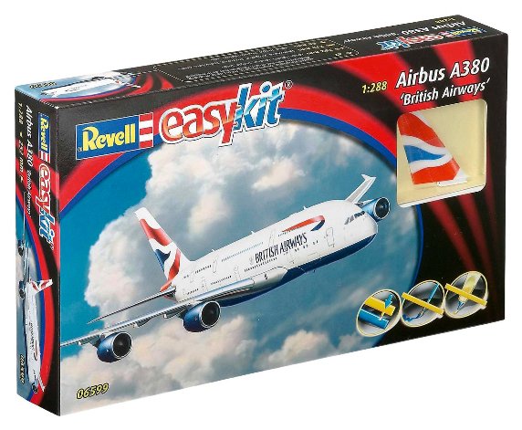 06599 Revell Самолет A380 British Airways (Easy kit) Масштаб 1/288