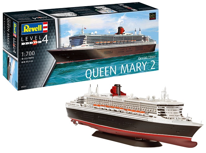 05231 Revell Океанский лайнер Queen Mary 2 1/700