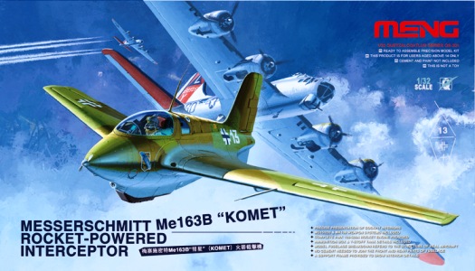 QS-001 MENG Model Немецкий реактивный истребитель Me163 Komet 1/32
