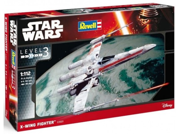 03601 Revell Космический корабль X-Wings Fighter (Star War) Масштаб 1/112