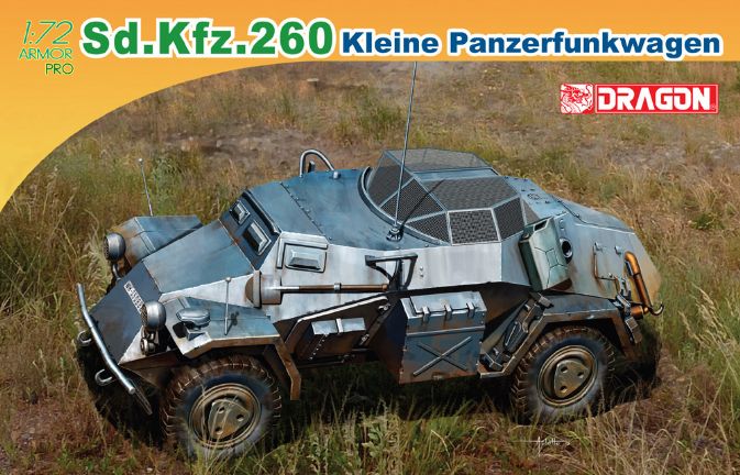 Сборная модель 7446 Dragon Немецкий бронетранспортер Sd.Kfz.260 Kleine Panzerfunkwagen