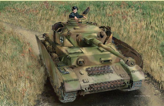 Сборная модель 6526 Dragon Немецкий танк Pz.Kpfw.IV Ausf.H Mid-Production (осень 1943 года) 