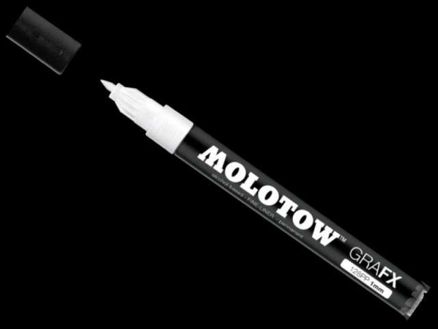 128002 Molotow Маркер MOLOTOW GRAFX Fine-Liner Белый 1мм