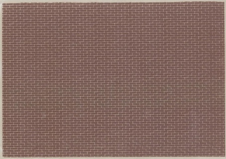 87168 Tamiya Материал для диорам на бумажной основе Кирпичная кладка коричневая (A4, размер 297x210)