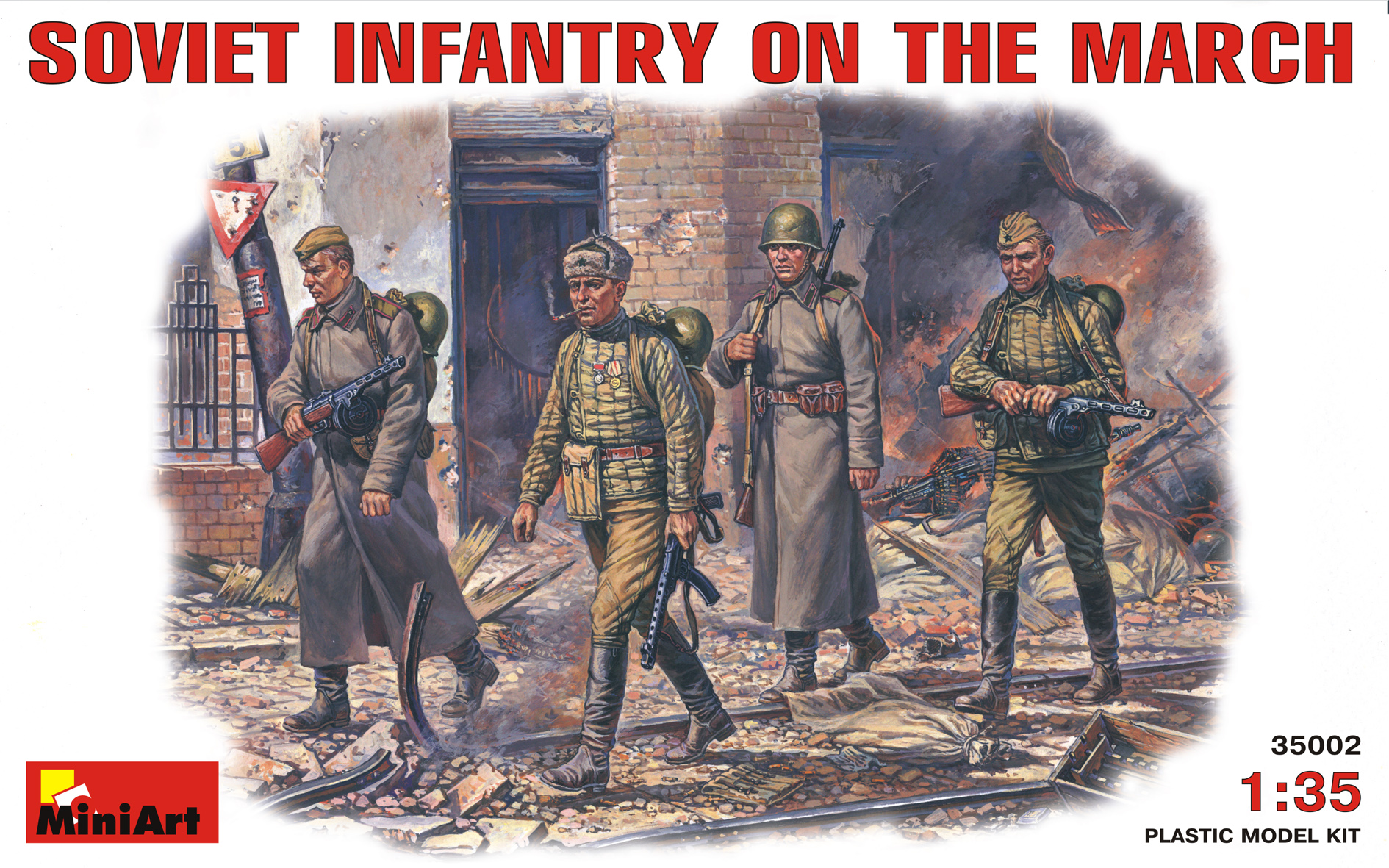35002 MiniArt   Советская пехота на марше