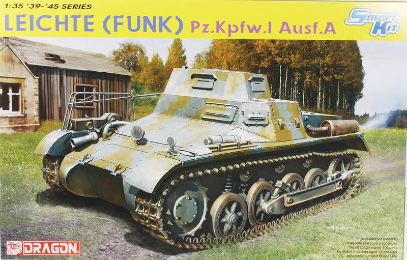 Сборная модель 6591 Dragon Немецкий танк Leichte (Funk) Pz.Kpfw.I Ausf.A 