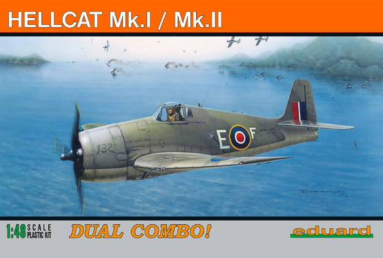 8223 Eduard Американский истребитель Hellcat Mk. I/Mk. II DUAL COMBO Масштаб 1/48