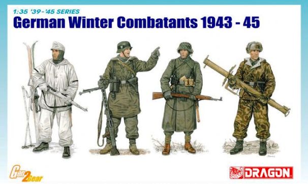 6705 Dragon Немецкие солдаты в зимней униформе (4 фигуры, 1943-45год, Gen 2) 1/35