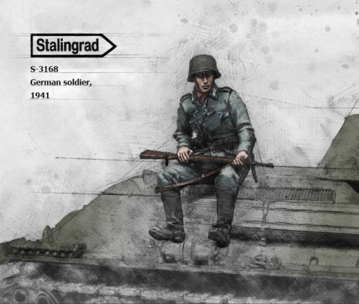 3168 Stalingrad Германский солдат Масштаб 1/35