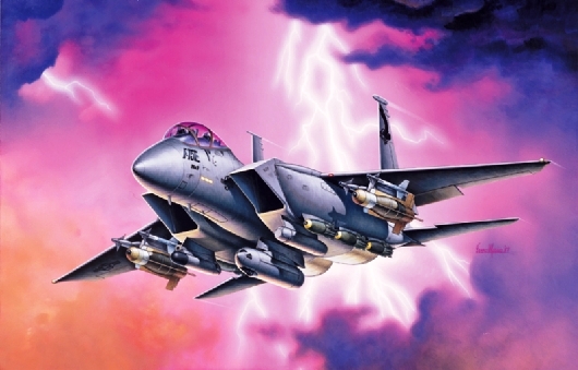 Сборная модель 166 Italeri Самолет F-15 E Strike Eagle