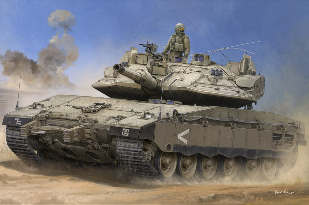 84523 Hobby Boss Танк IDF Merkava Mk IV w/Trophyt  1/35